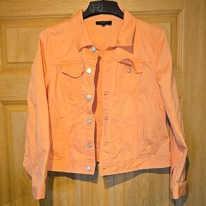Talbots Peach Jean Jacket